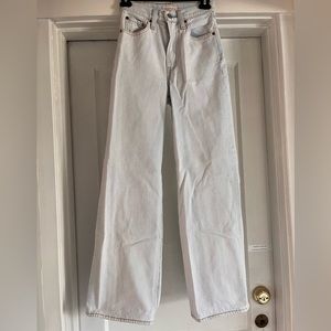 Levi’s Ribcage Wide Leg — Tipped Into It wash